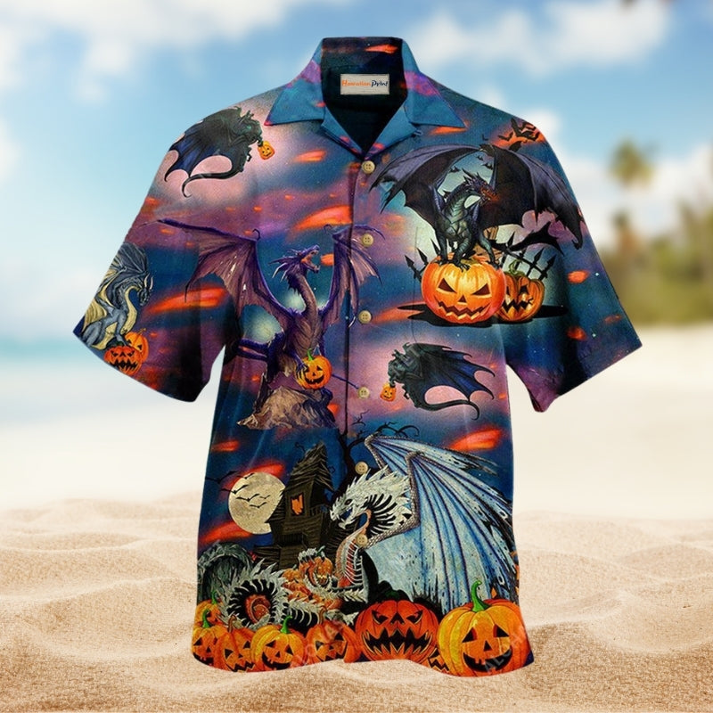 Dragon And Halloween Scaredy Limited Edition – Hawaiian Shirt
