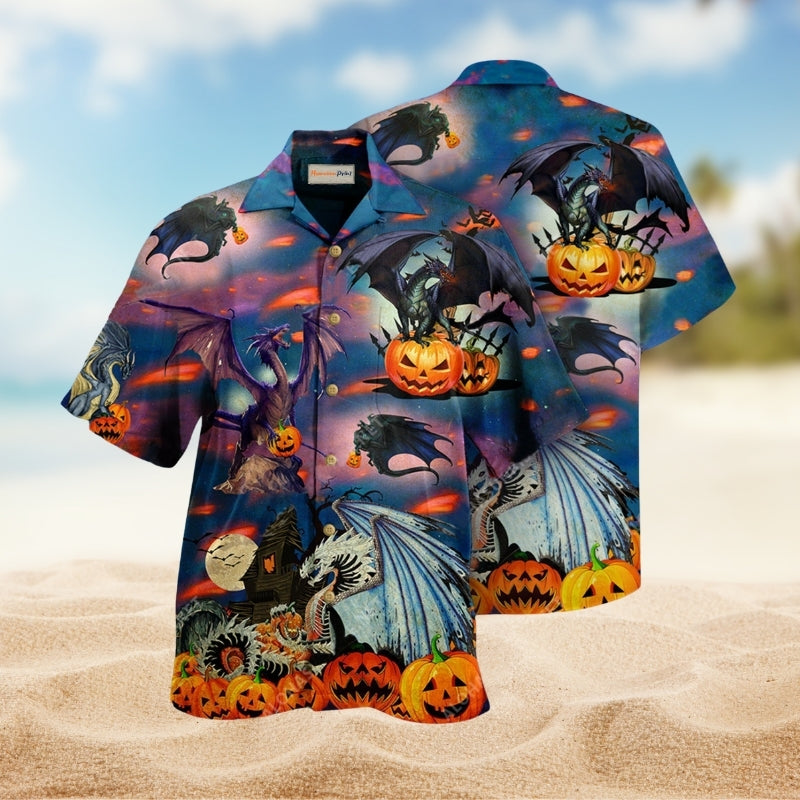 Dragon And Halloween Scaredy Limited Edition – Hawaiian Shirt