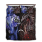 Dragon And Tiger Battle Bedding Cover For Fantasy Bedroom Decor