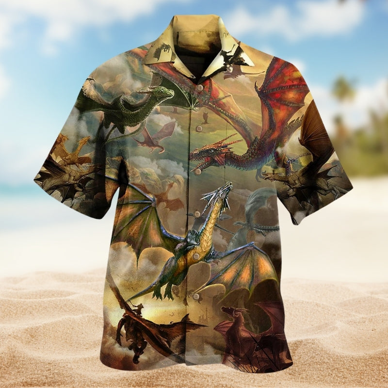 Dragon And Wolf Love Life Limited Edition 48 – Hawaiian Shirt