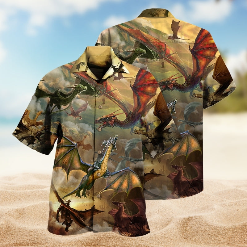 Dragon And Wolf Love Life Limited Edition 48 – Hawaiian Shirt