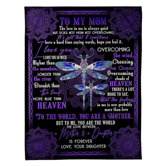 Dragon Big Hug From Daughter 50 x 60 Inch Flannel Blanket For Cozy Bedroom And Sofa Decor