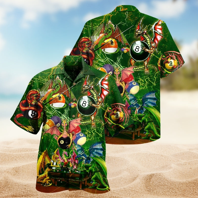 Dragon Billiard Love Life Limited Edition – Hawaiian Shirt