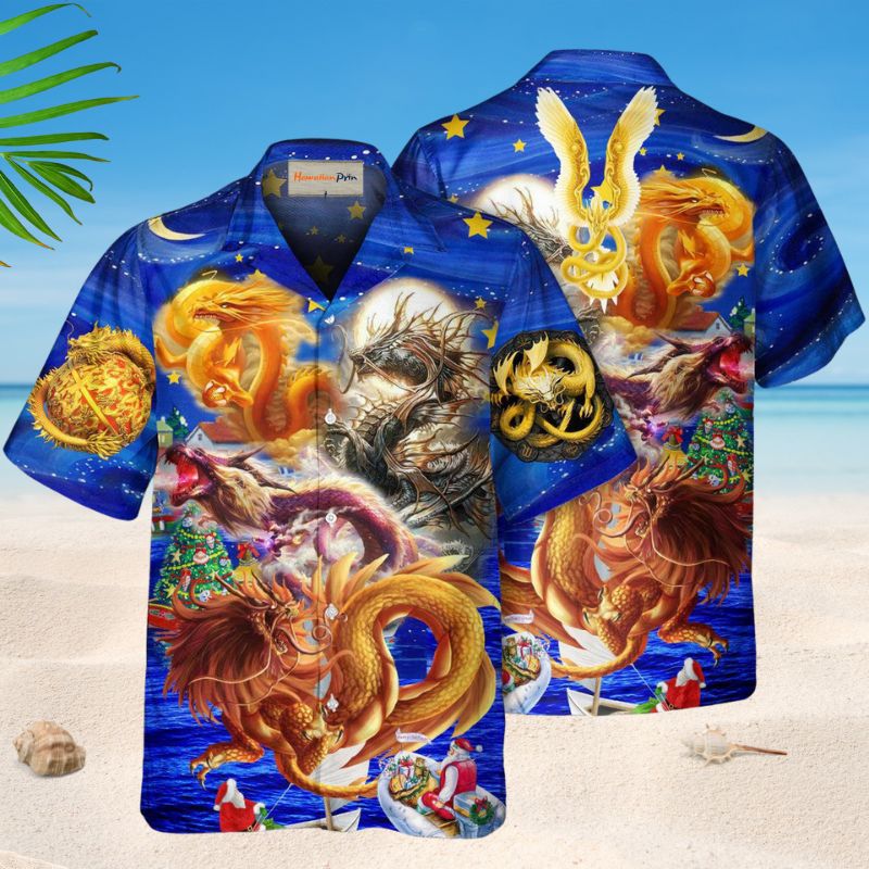 Dragon Christmas Edition – Hawaiian Shirt