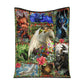 Dragon Christmas 50 x 60 Inch Flannel Blanket For Cozy Bedroom And Sofa Decor