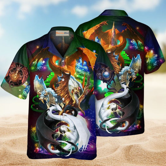 Dragon Christmas Style – Hawaiian Shirt