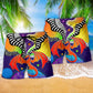 Galaxy Dragon Fantasy Art - Beach Short