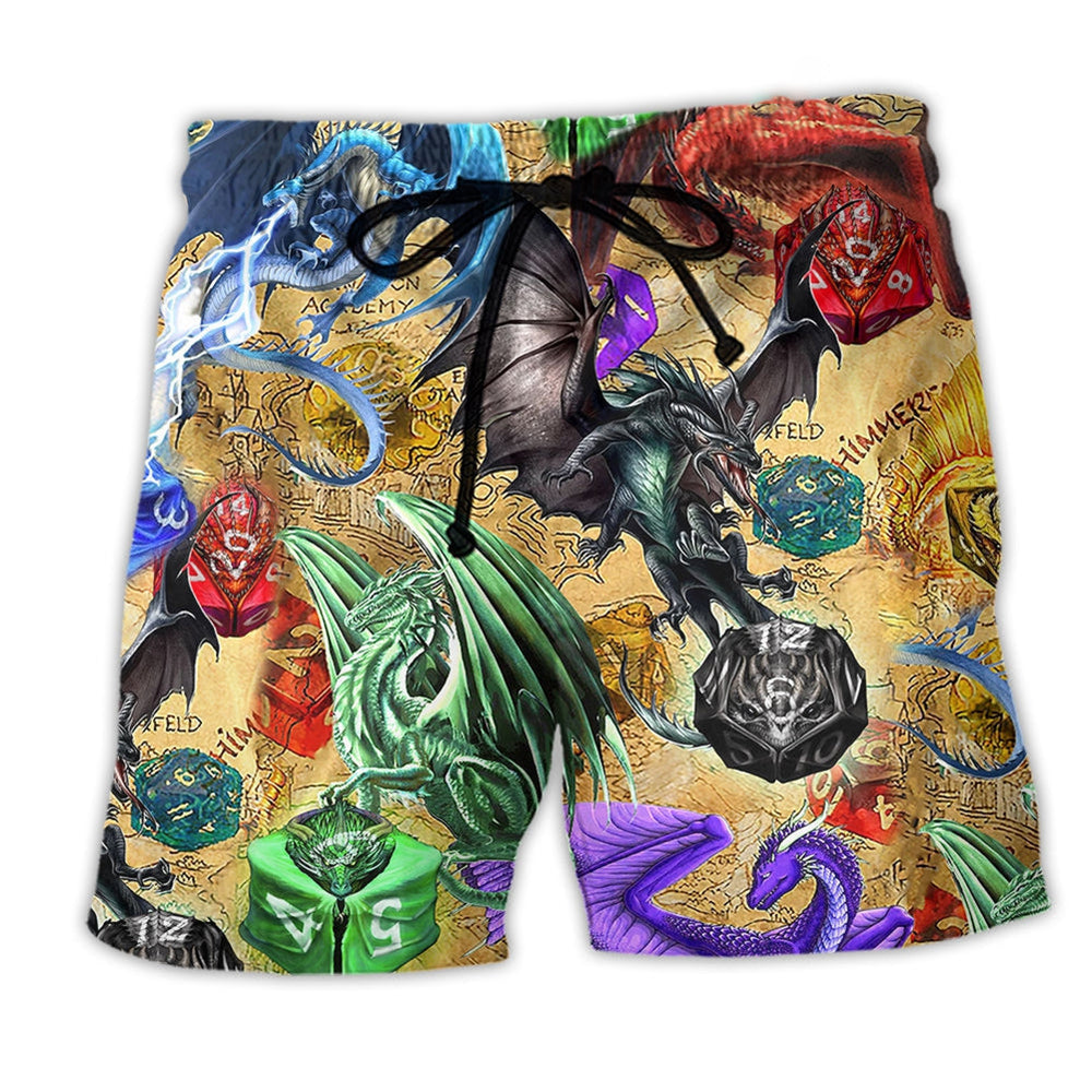 Dragon D20 Colorful Life Style - Beach Short