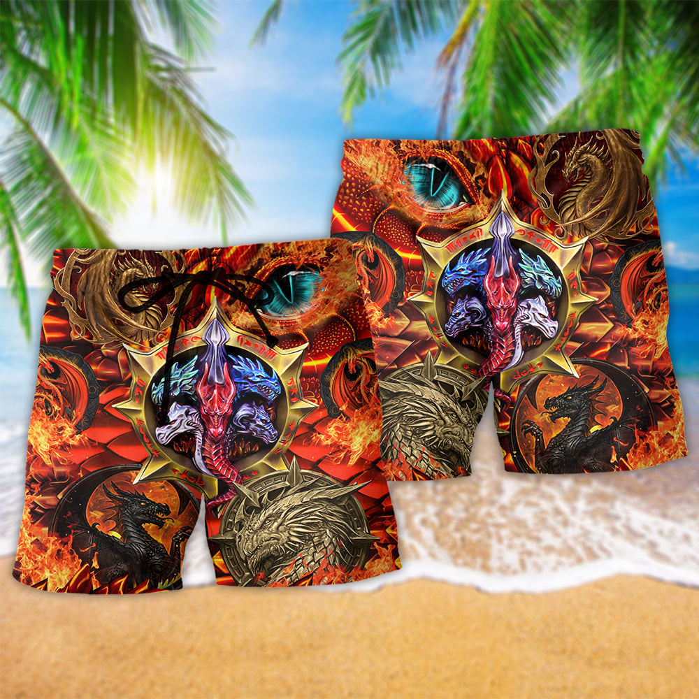 Dragon Fire Power Life Love – Beach Short