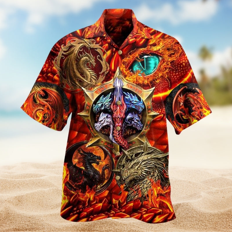 Dragon Fire Love Life Limited Edition 32 – Hawaiian Shirt