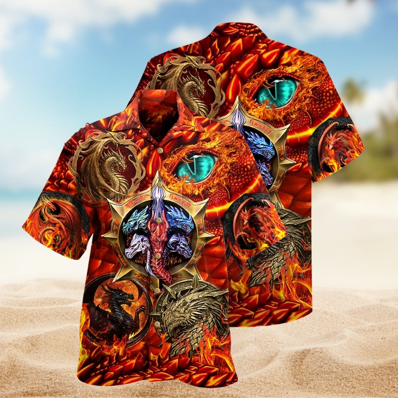 Dragon Fire Love Life Limited Edition 32 – Hawaiian Shirt