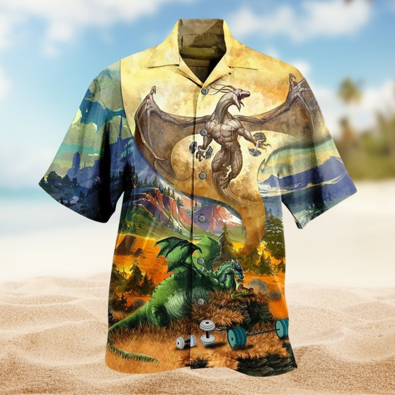 Dragon Fitness Love Life Limited Edition – Hawaiian Shirt