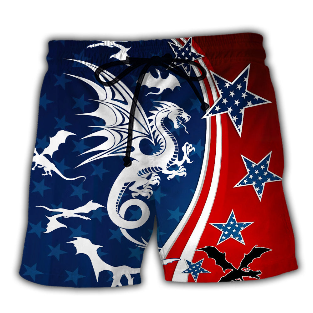 Dragon Independence Day America Star – Beach Short