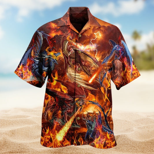 Dragon Love Life Fantasy Art Limited Edition 44 – Hawaiian Shirt