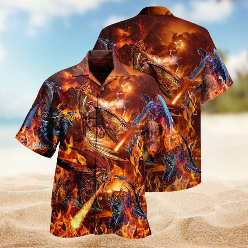 Dragon Love Life Fantasy Art Limited Edition 44 – Hawaiian Shirt
