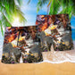 Dragon Fire Fantasy Power Art – Beach Short
