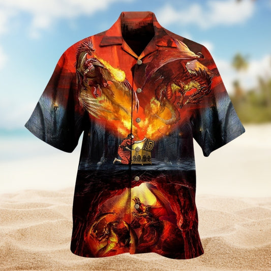 Dragon Love Life Legendary Flame Limited Edition 46 – Hawaiian Shirt