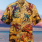 Golden Dragon Love Amazing Design - Hawaiian Shirt
