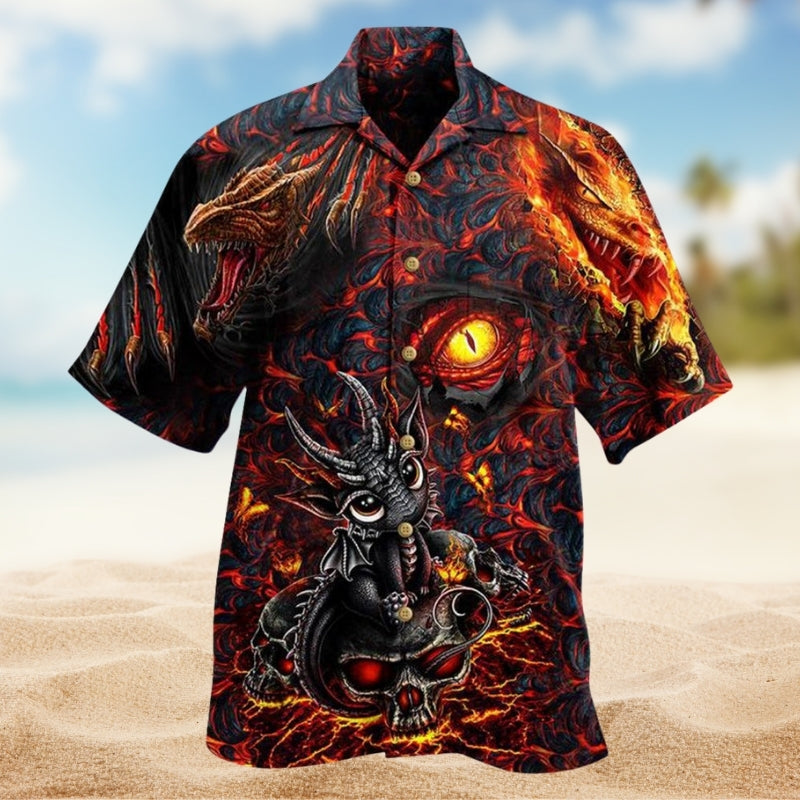 Dragon Love Life Mystic Flame Limited Edition – Hawaiian Shirt