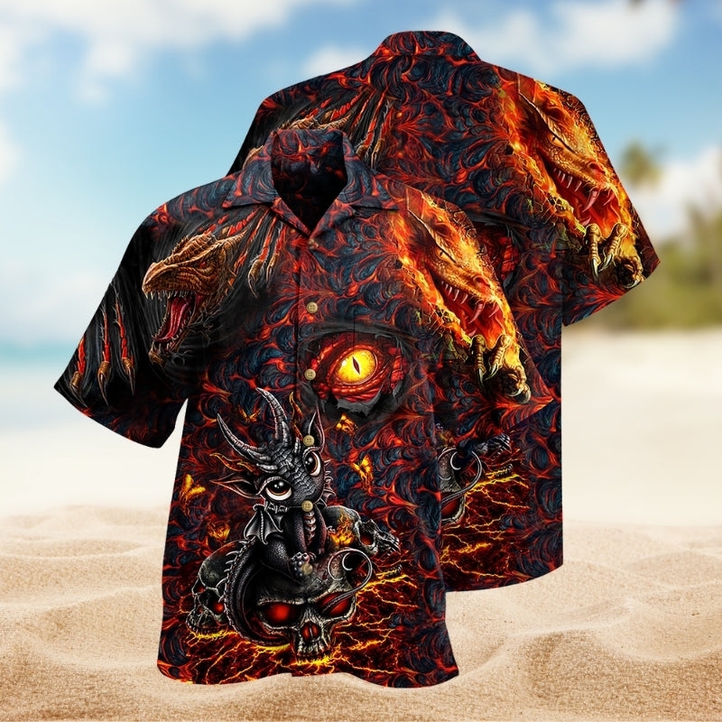 Dragon Love Life Mystic Flame Limited Edition – Hawaiian Shirt