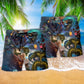 Dragon Jewel Love Life Art – Beach Short