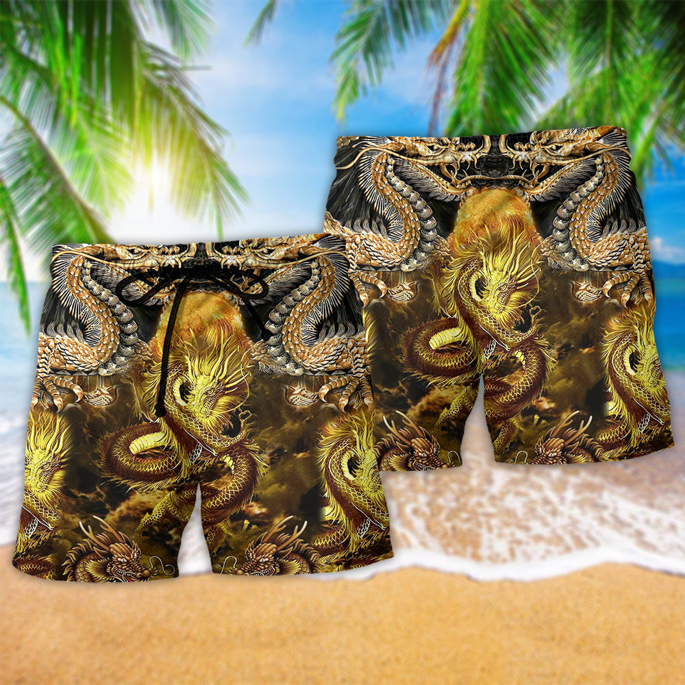 Dragon Gold Pattern Life – Beach Short