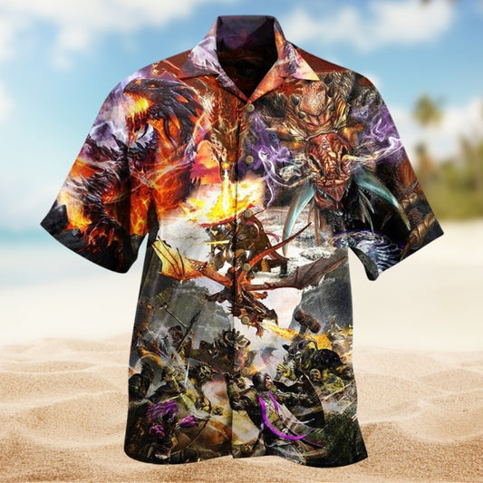 Dragon Love Life Timeless Fire Limited Edition – Hawaiian Shirt