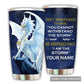 Dragon Love I Am The Storm Personalized 20 Oz Tumbler