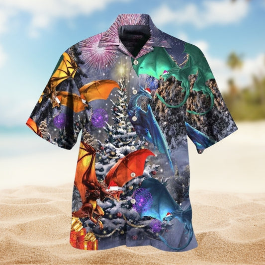 Dragon Merry Christmas Love Life Limited Edition – Hawaiian Shirt