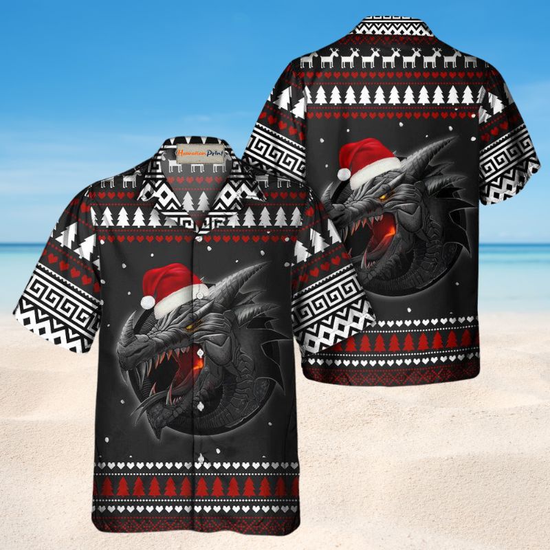 Dragon Merry Christmas Style 2 – Hawaiian Shirt