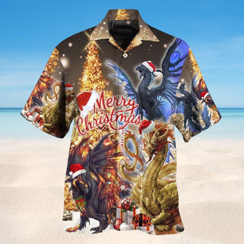 Dragon Merry Christmas Style 3 – Hawaiian Shirt