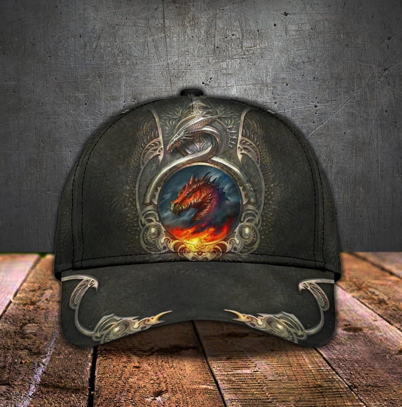 Dragon Mythical Fantasy Creature Art – Classic Cap