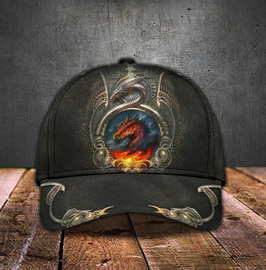 Dragon Mythical Fantasy Creature Art – Classic Cap
