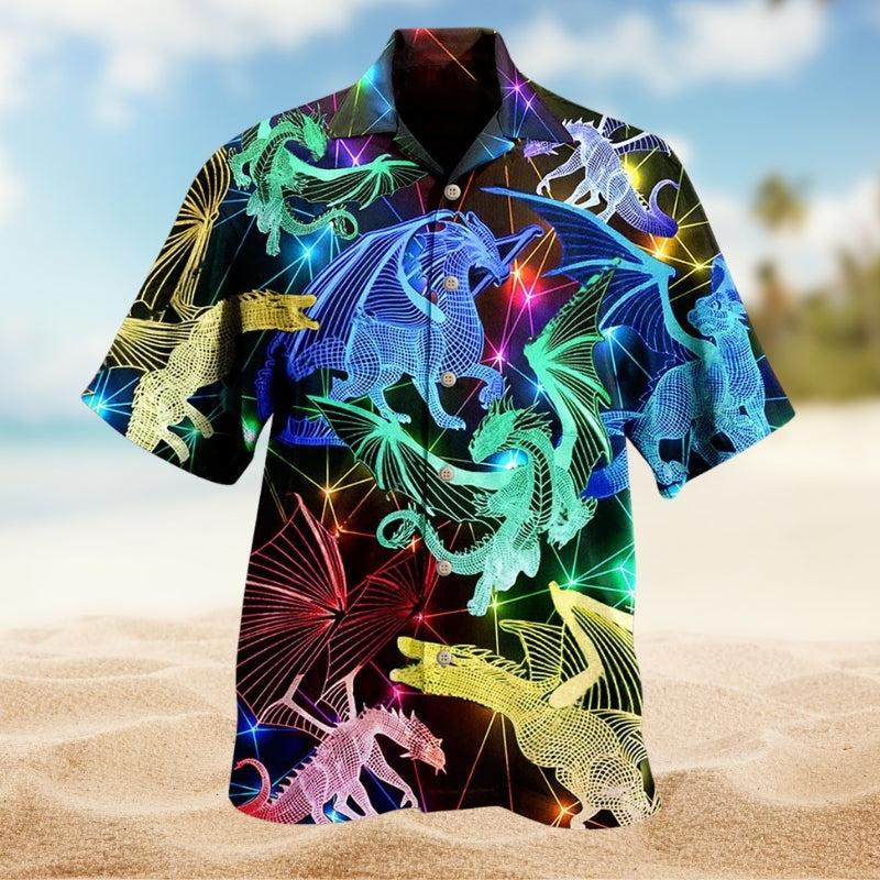 Dragon Neon Love Life Limited Edition – Hawaiian Shirt