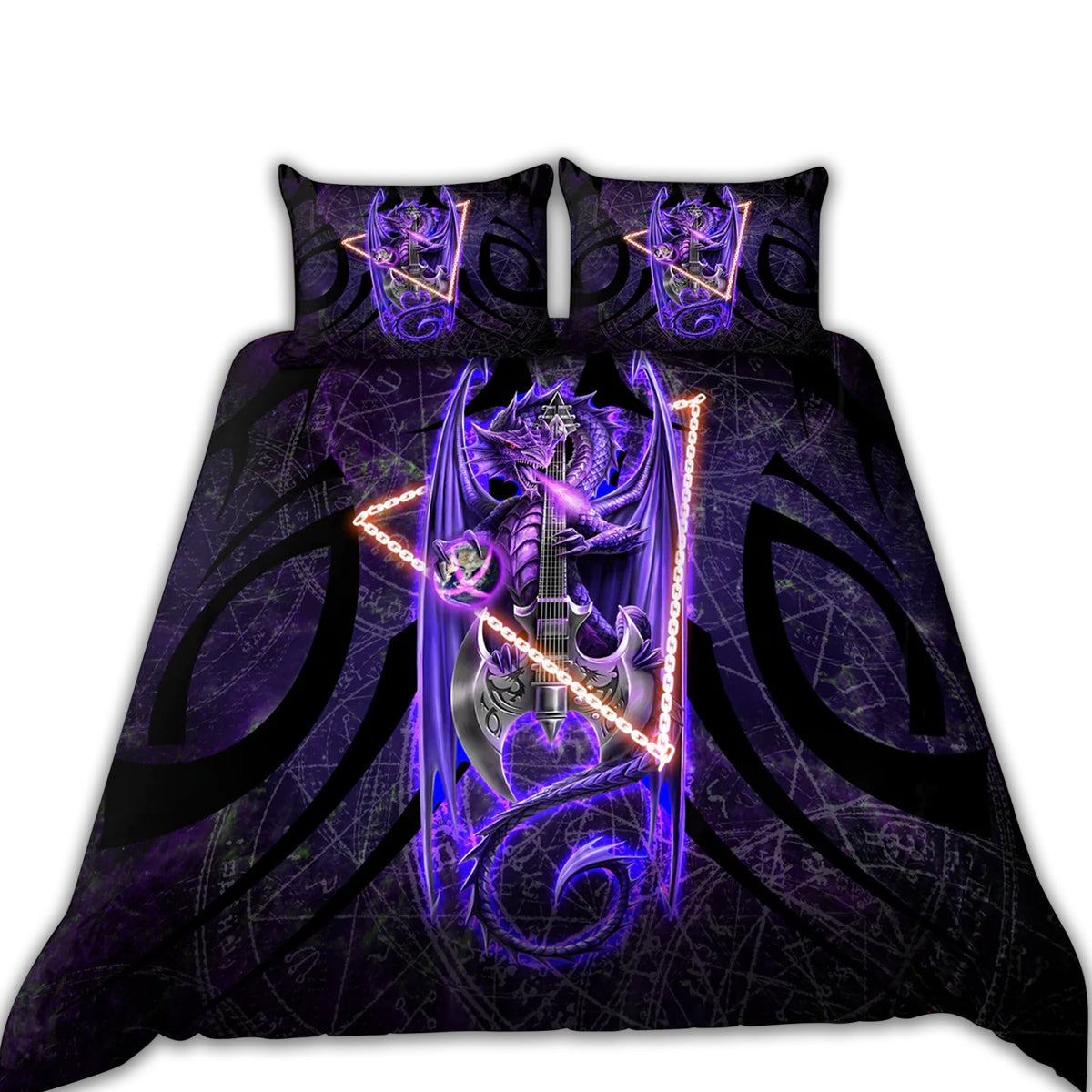 Music Dragon Fantasy Bedding Cover For Fantasy Bedroom Decor