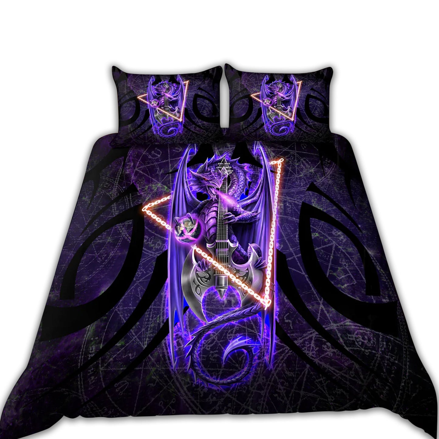 Music Dragon Fantasy Bedding Cover For Fantasy Bedroom Decor