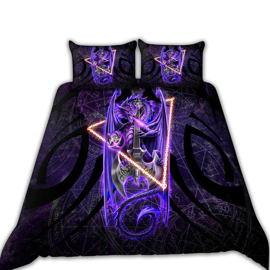 Music Dragon Fantasy Bedding Cover For Fantasy Bedroom Decor