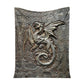 Dragon Protects Your Life 50 x 60 Inch Flannel Blanket For Cozy Bedroom And Sofa Decor