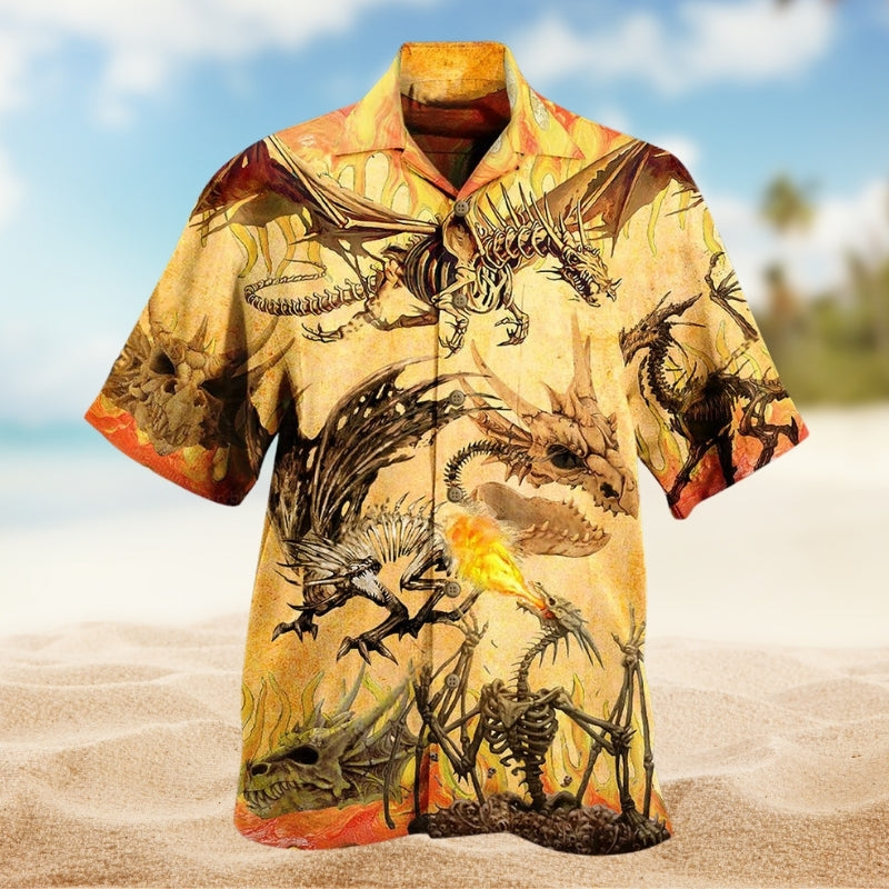 Dragon Skull Love Life Limited Edition – Hawaiian Shirt