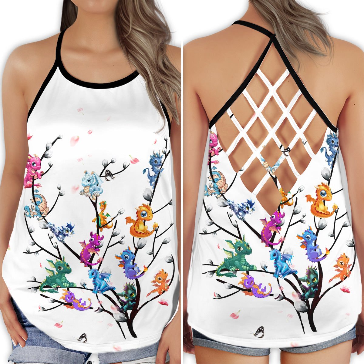 Dragon Stronger Everyday Fantasy Collection – Hollow Tank Top