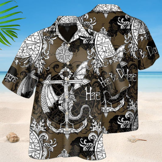 Dragon Anchor Vintage Sea Life Style – Hawaiian Shirt