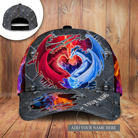 Dragon Heart Shape Personalized – Classic Cap