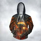 Dragon Lives In Fire Art – 3D Hoodie