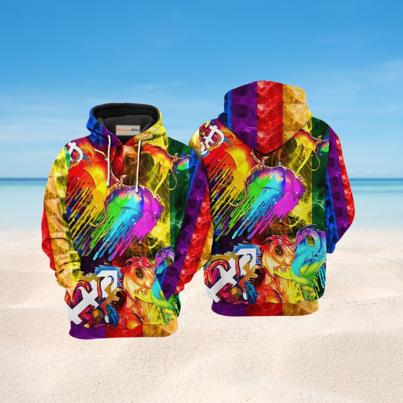 Dragon Pride Love Life Art – 3D Hoodie2