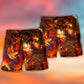 Dragon Red Style - Beach Short - Owls Matrix LTD