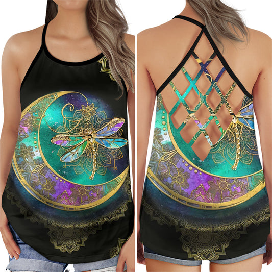 Dragonfly Sky Freedom Cool Energy - Hollow Tank Top