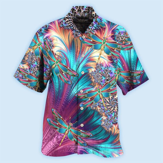 Dragonfly Summer Vibes Nature Style - Hawaiian Shirt

