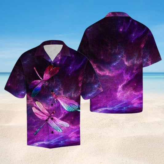 Dragonfly Purple Love Sky Edition – Hawaiian Shirt