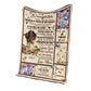 Dragonfly To My Daughter 50 x 60 Inch Flannel Blanket For Cozy Bedroom And Sofa Decor