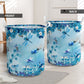 Dragonfly Flower Blue - Laundry Basket - Owls Matrix LTD